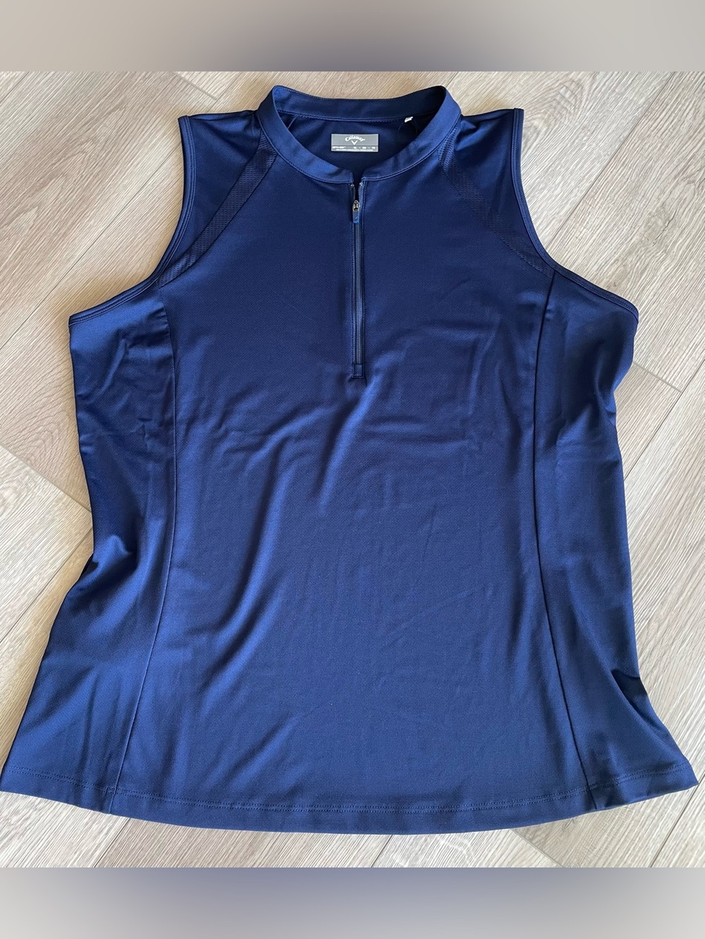 BNWT Callaway Sleeveless Shirt in Navy XL